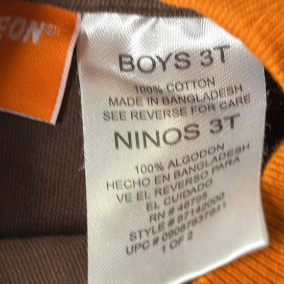 3T boys cargo shorts with adjustable waist plaid brown, nickelodeon, Dora shirt - Picture 4 of 8